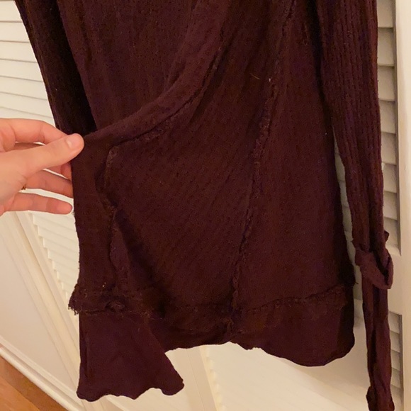 We The Free dark red tunic/long sleeve tshirt - Picture 2 of 3